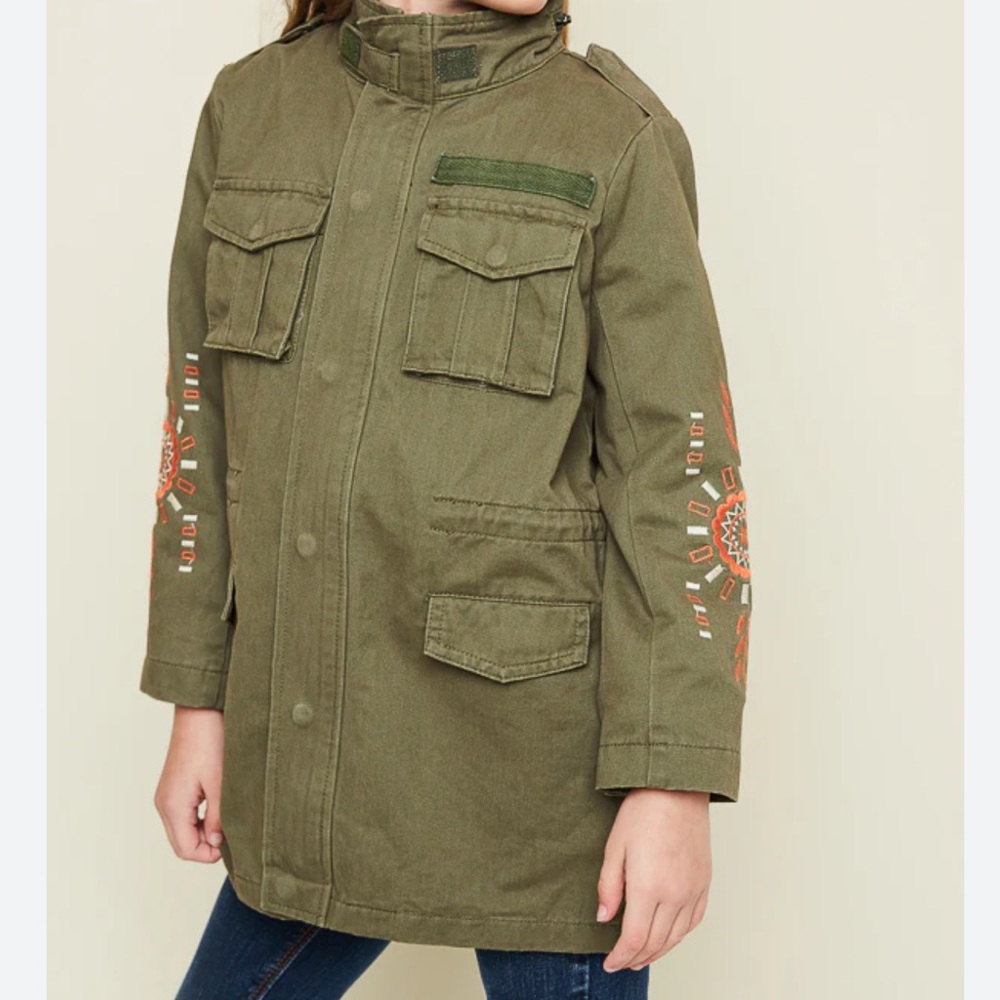 Hayden  Embroidered Cargo Jacket - Picture 3 of 8